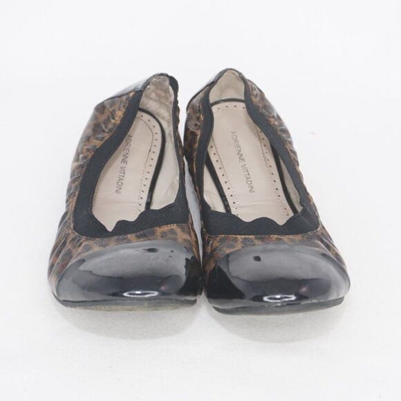 Adrienne Vittadini 'Vienna' Animal Print Cap Toe Ballet Flats, Size 7 - Picture 2 of 9
